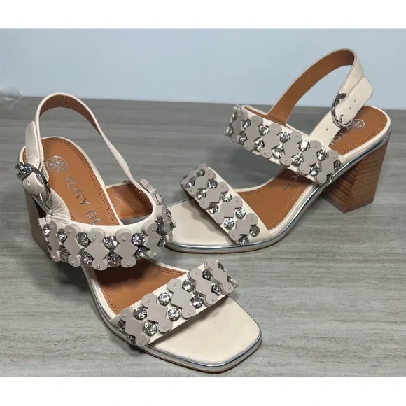 +Tory Burch Delaney Embellished
Double Strap Sandal Size 7 - Picture 2 of 11